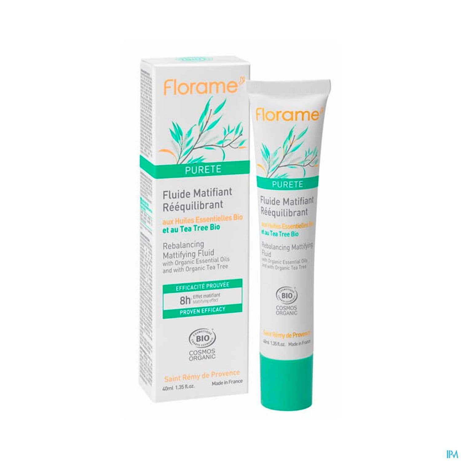 Florame Purete Fluide Matifiant Reequilibrant Bio 40ml
