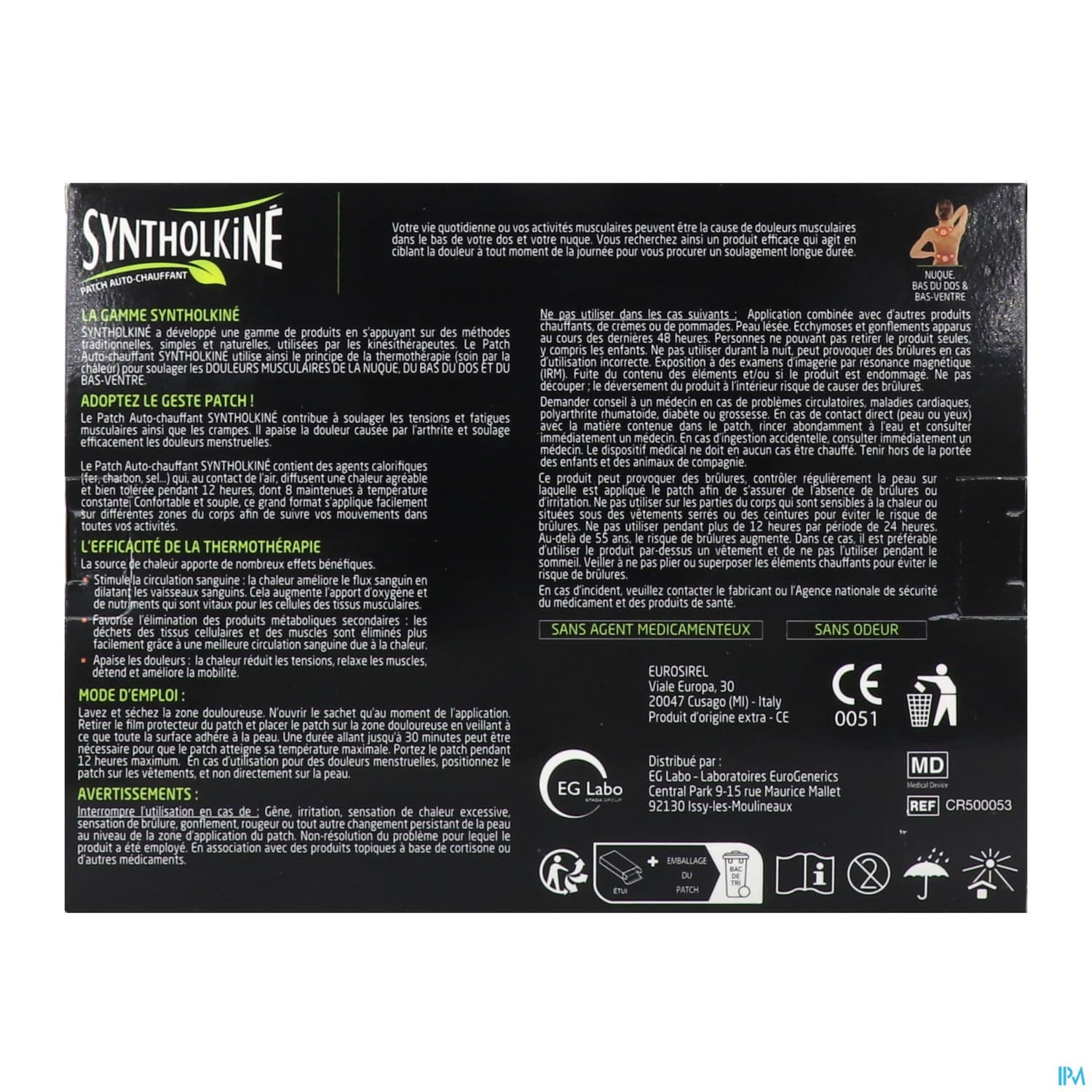 SYNTHOLKINE PATCH CHAUF GM 2