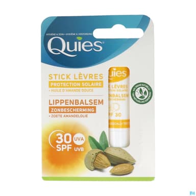 QUIES STICK LEVRE SPF30 4,5G