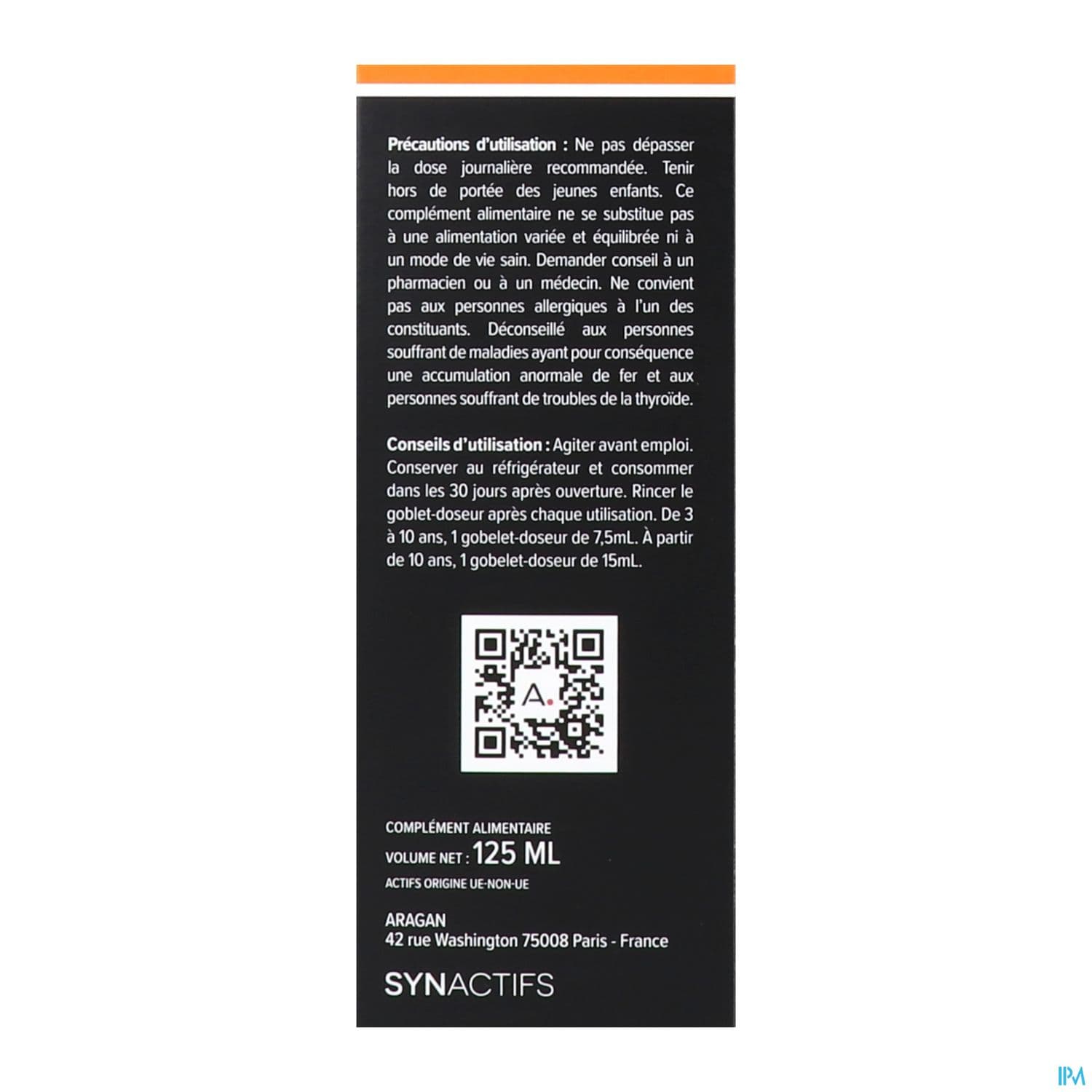 Synactifs Kidactifs Multivitamines Solution Buvable 125ml