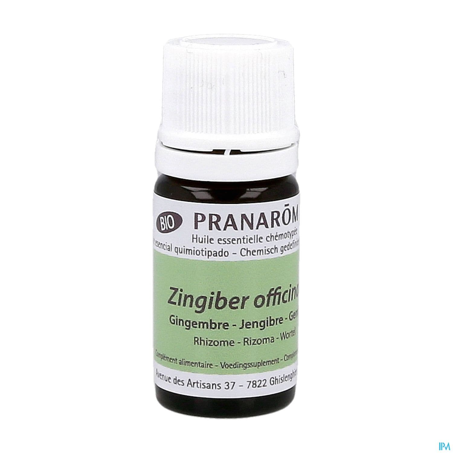 Pranarom Huile Essentielle Bio Gingembre Rhizome 5ml