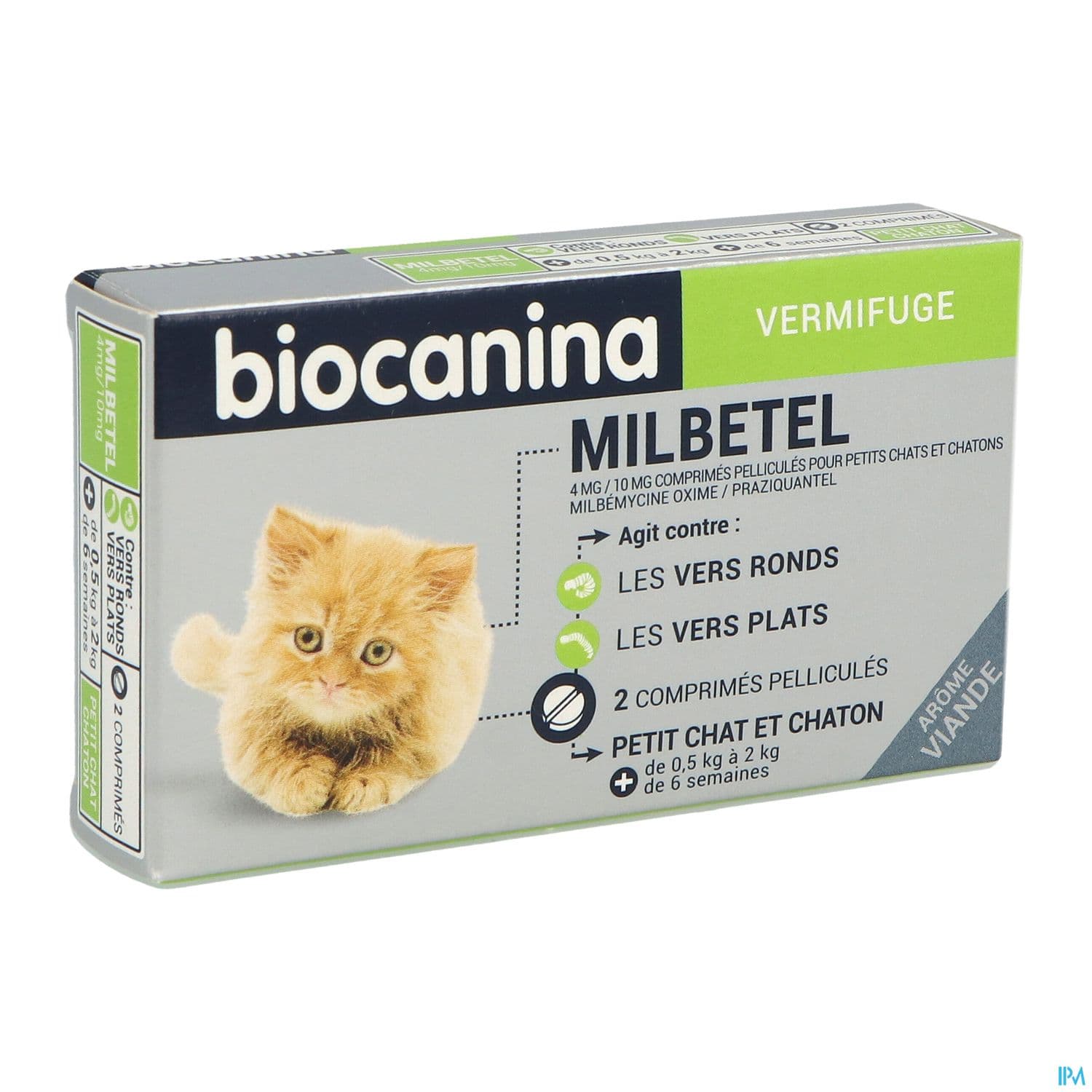 Milbetel 4mg/10mg Chaton Comprime 2