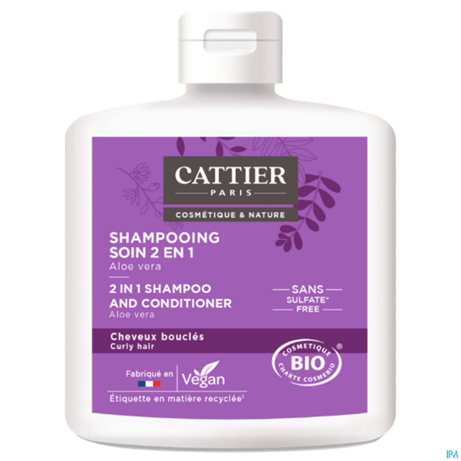 CATTIER SH BOUCLE 2EN1 250ML