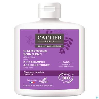 CATTIER SH BOUCLE 2EN1 250ML
