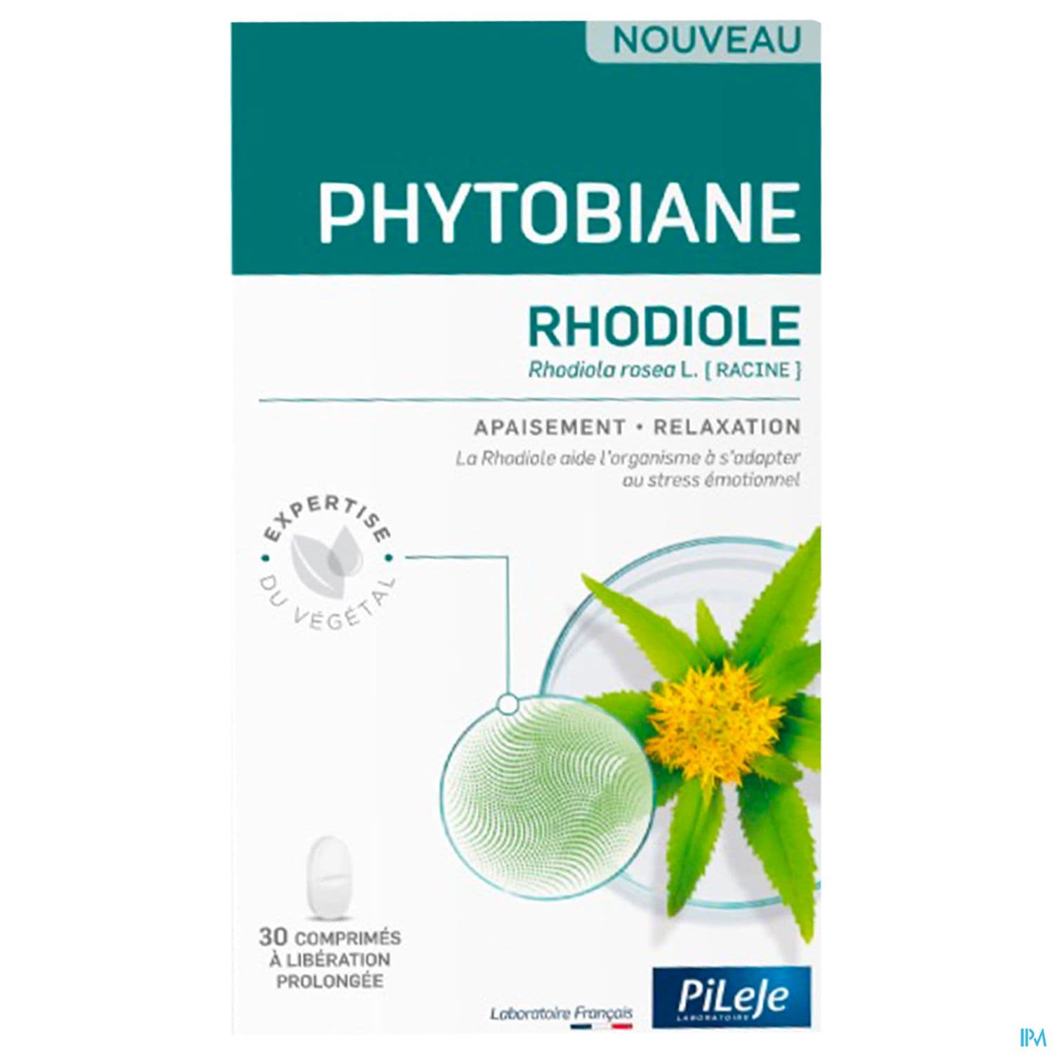 Pileje Phytobiane Rhodiole Comprime Liberation Prolongee 30