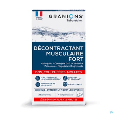 GRANIONS DECONTR MUSC FORT CPR 20