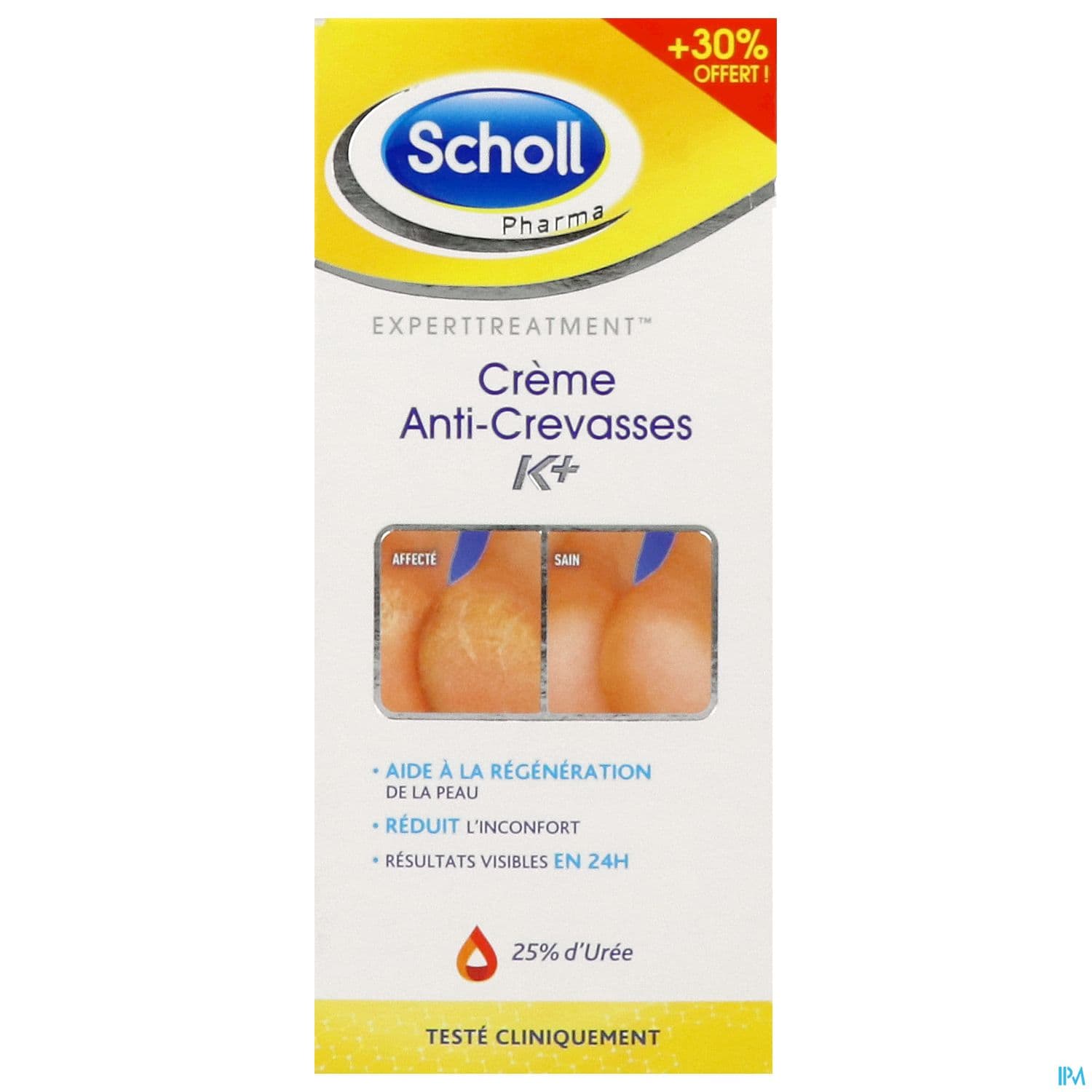 Scholl Creme Reconstituante Active Repair K+ 120ml