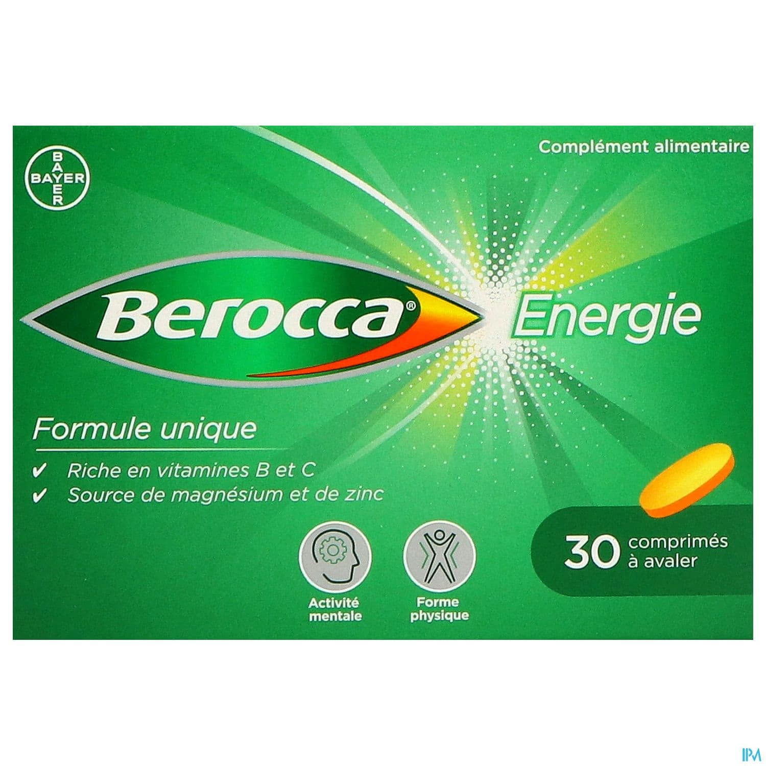 BEROCCA ENERGIE CPR PELLICULE 30
