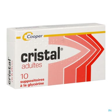 Cooper Cristal Suppositoire Glycerine Adulte 10