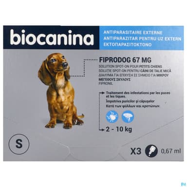 Fiprodog 67mg Spot On Petit Chien X3