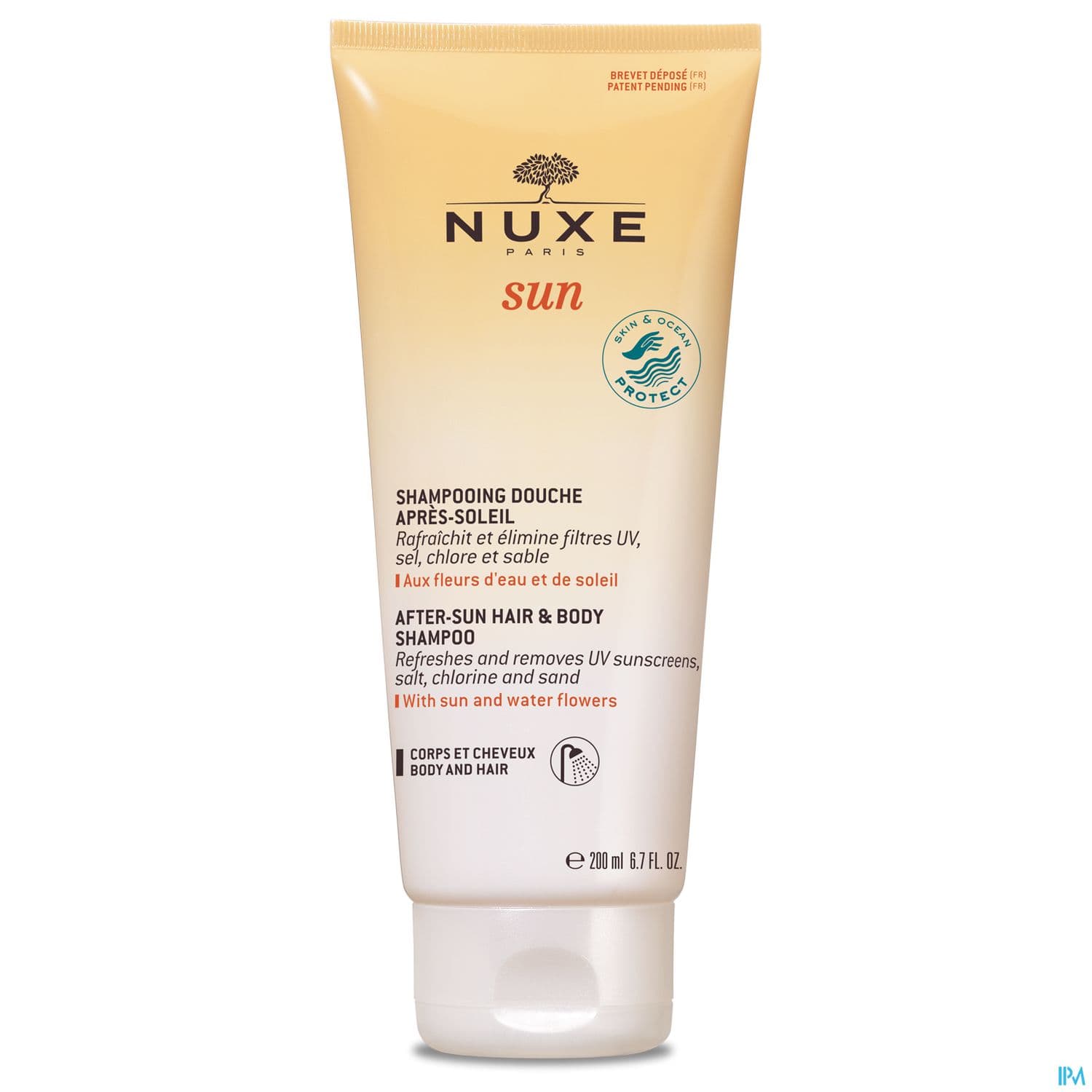 Nuxe Sun Shampooing Douche Apres Soleil Tube 200ml