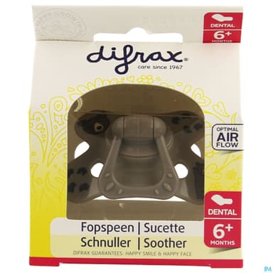 Difrax Sucette Dental 6/12mois