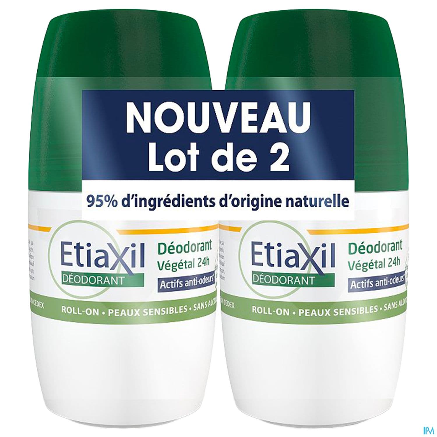 ETIAXIL DEO VEG 24H ROLLON 50MLX2
