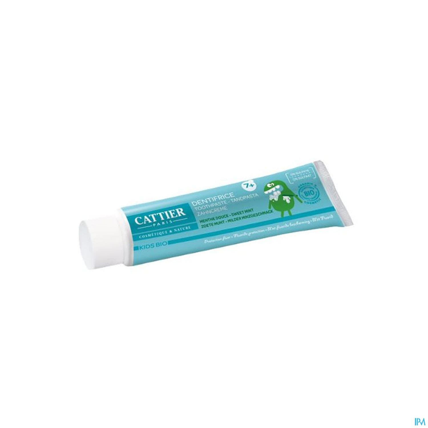 Cattier Kids Dentifrice 7ans+ Menthe Douce Bio 50ml