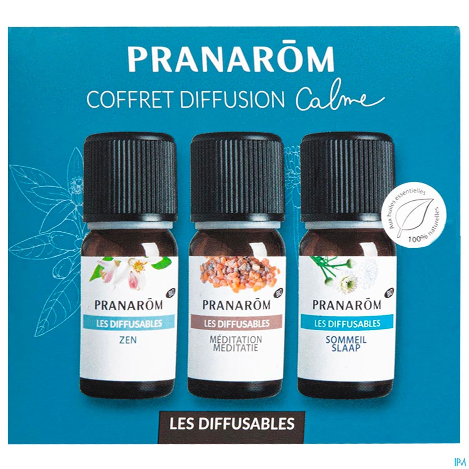 Pranarom Les Diffusables Coffret Calme Bio Eco 3x10ml