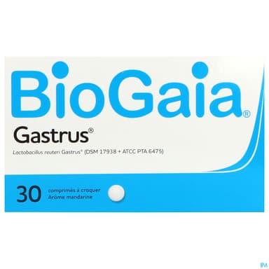 Biogaia Gastrus Lactobacillus Comprime 30