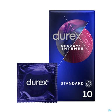 DUREX ORGASM'INT PRESERV B/10