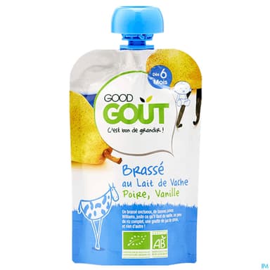 GOODGOUT BRASSE POIRE VANILLE 90G