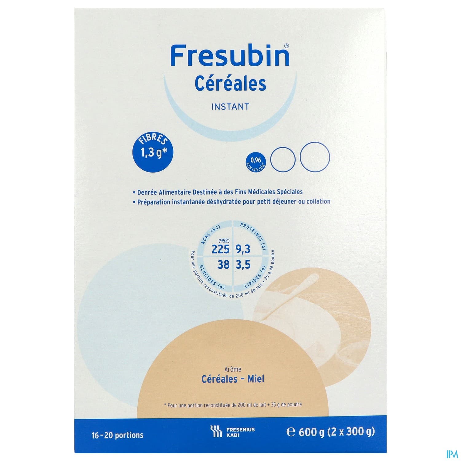 FRESUBIN CEREAL INSTANT MIEL 600G