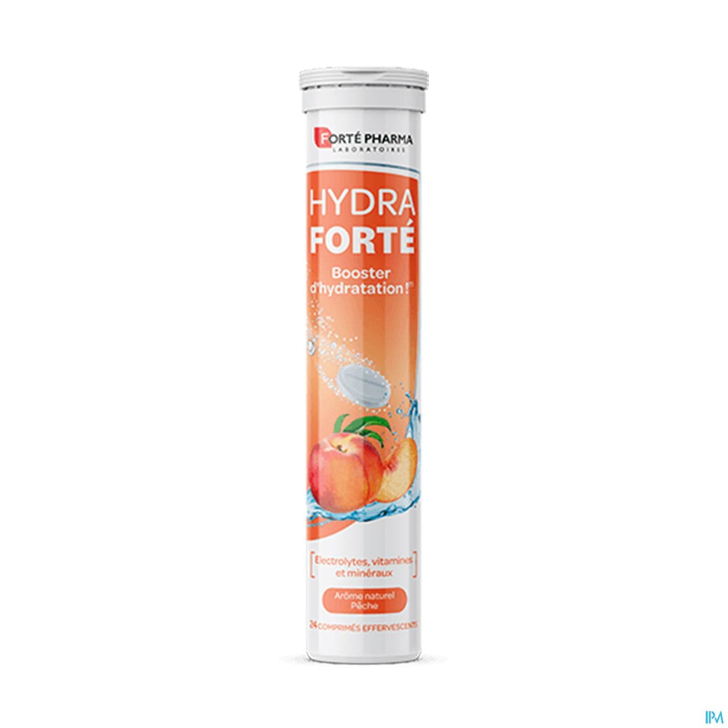 Forte Pharma Hydra Forte Booster D'hydratation Gout Peche Comprime Effervescent 24