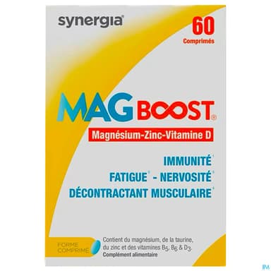 Synergia Mag Boost Comprime 60