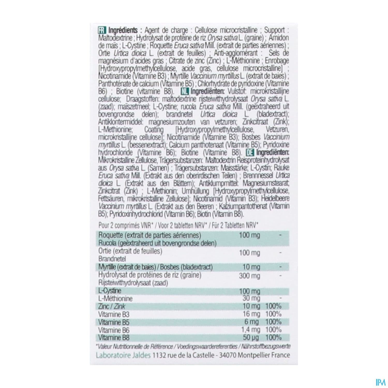 Jaldes Silettum Fortifiant Comprime 60