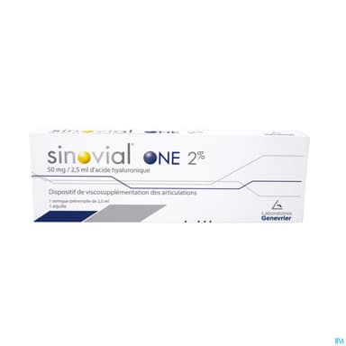 SINOVIAL ONE 2% SERINGUE 2,5ML
