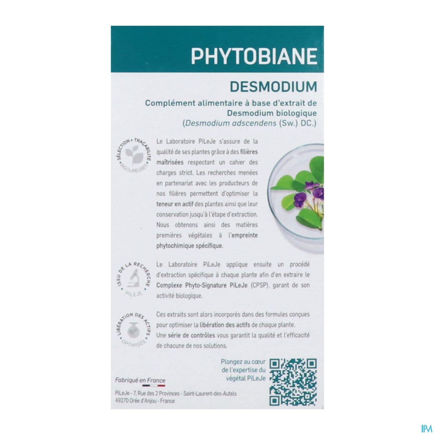 Pileje Phytobiane Desmodium Comprime Liberation Prolongee 30
