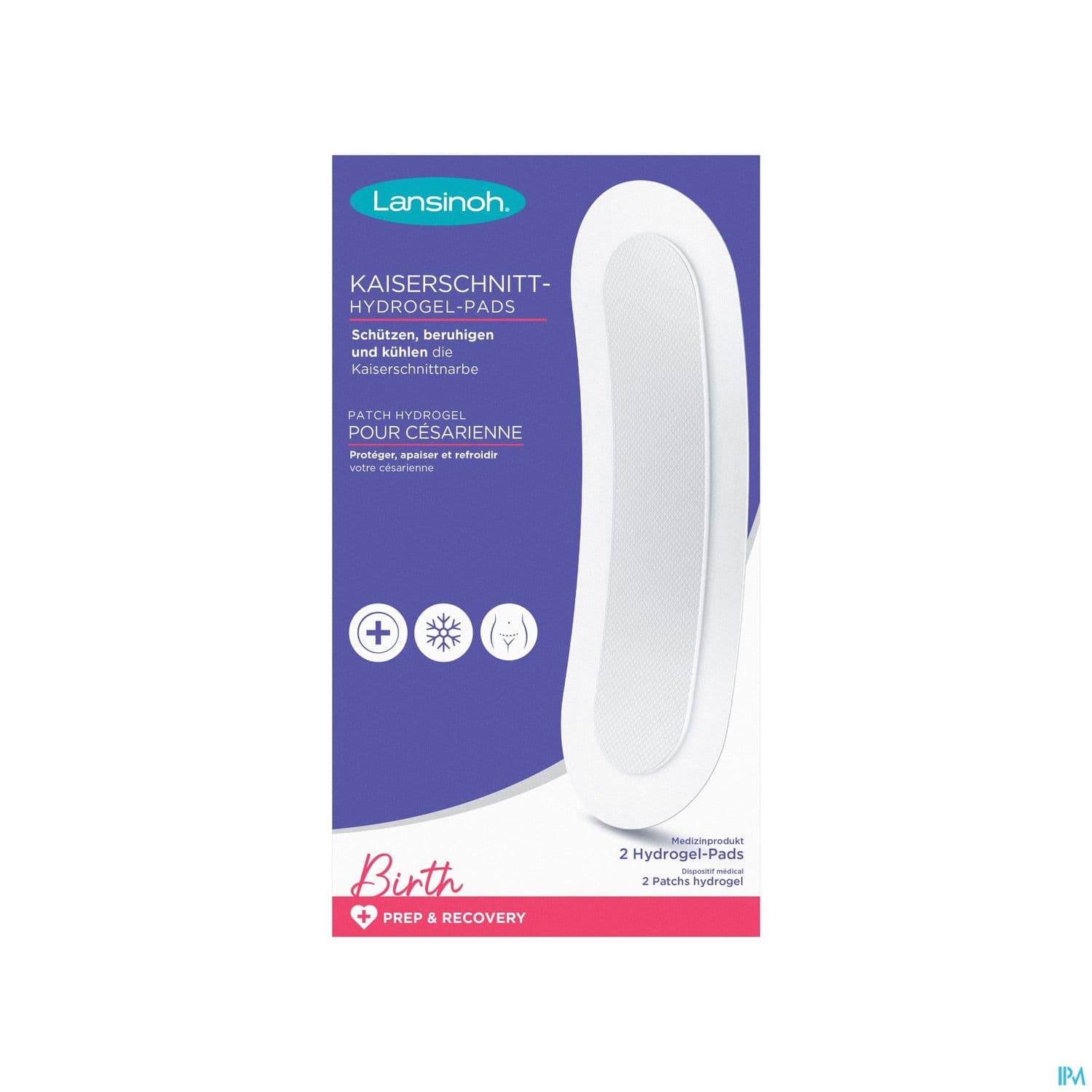 Lansinoh Patch Hydrogel Cesarienne Apaisant Et Cicatrisant 1