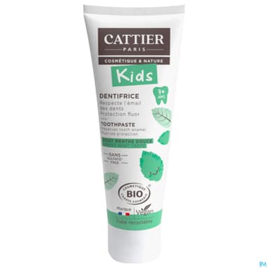 CATTIER KIDS DENT +7ANS MENTH 50ML