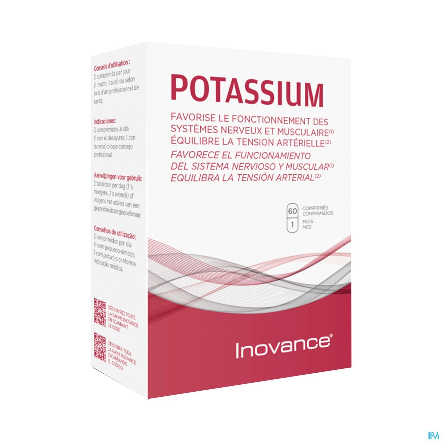 INOVANCE POTASSIUM CPR 60 — Pharmacie Cannes Riviera