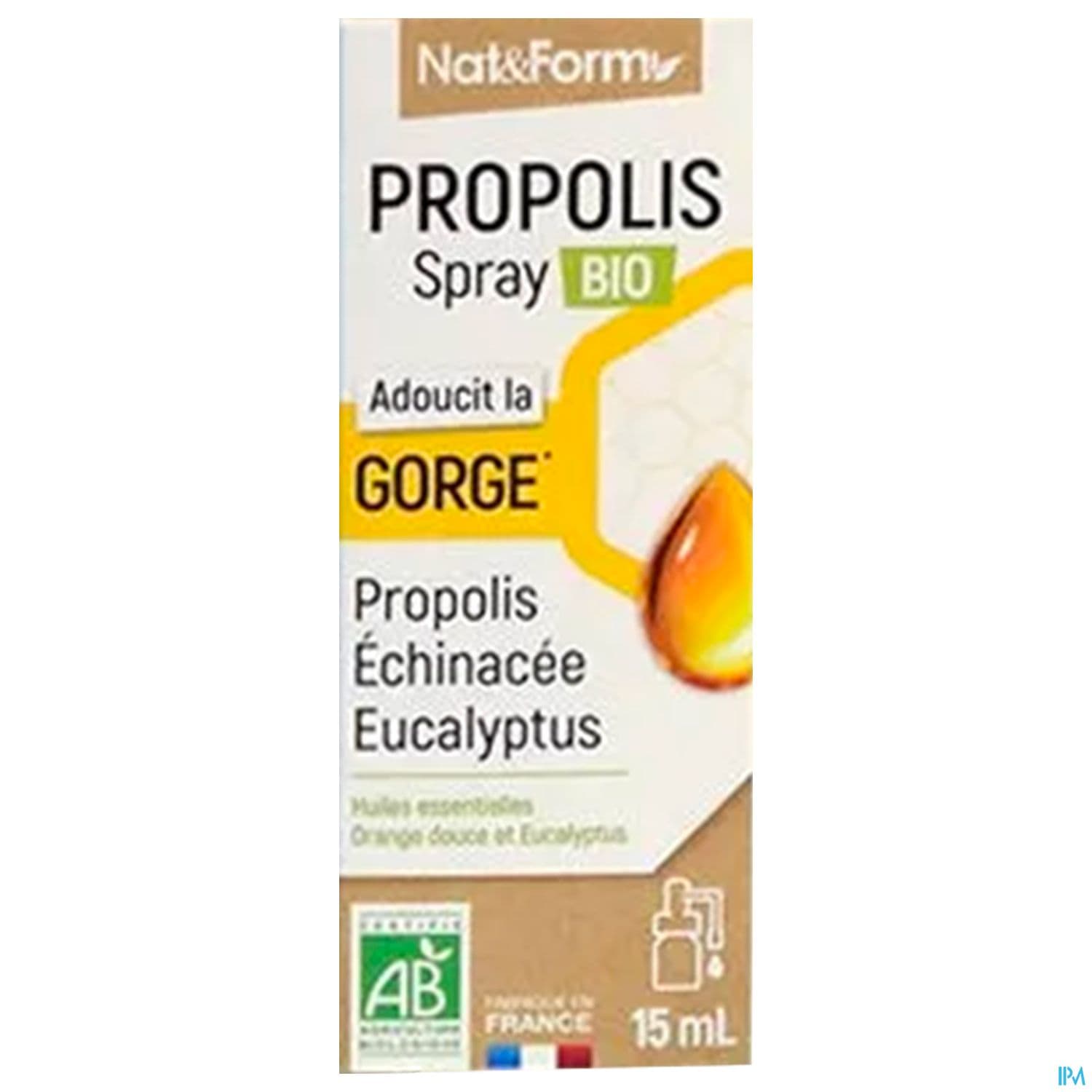 Nat Et Form Propolis Spray Buccal Bio 20ml