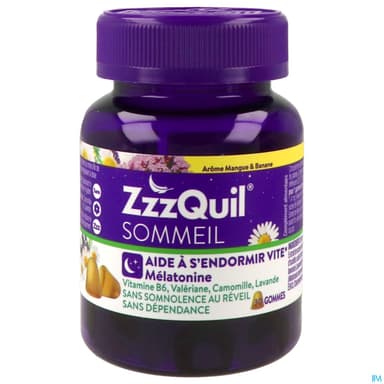 ZZZQUIL SOMMEIL MANG/BANA GOMME 30