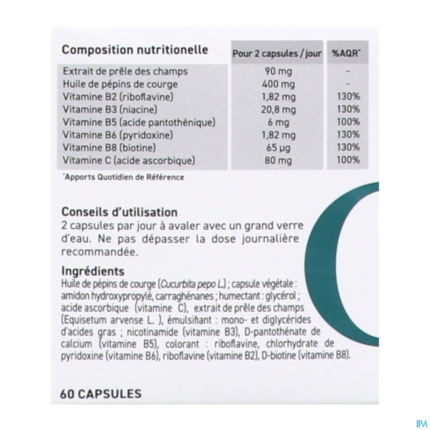 Oenobiol Hair Expert Chute De Cheveux Capsule 60