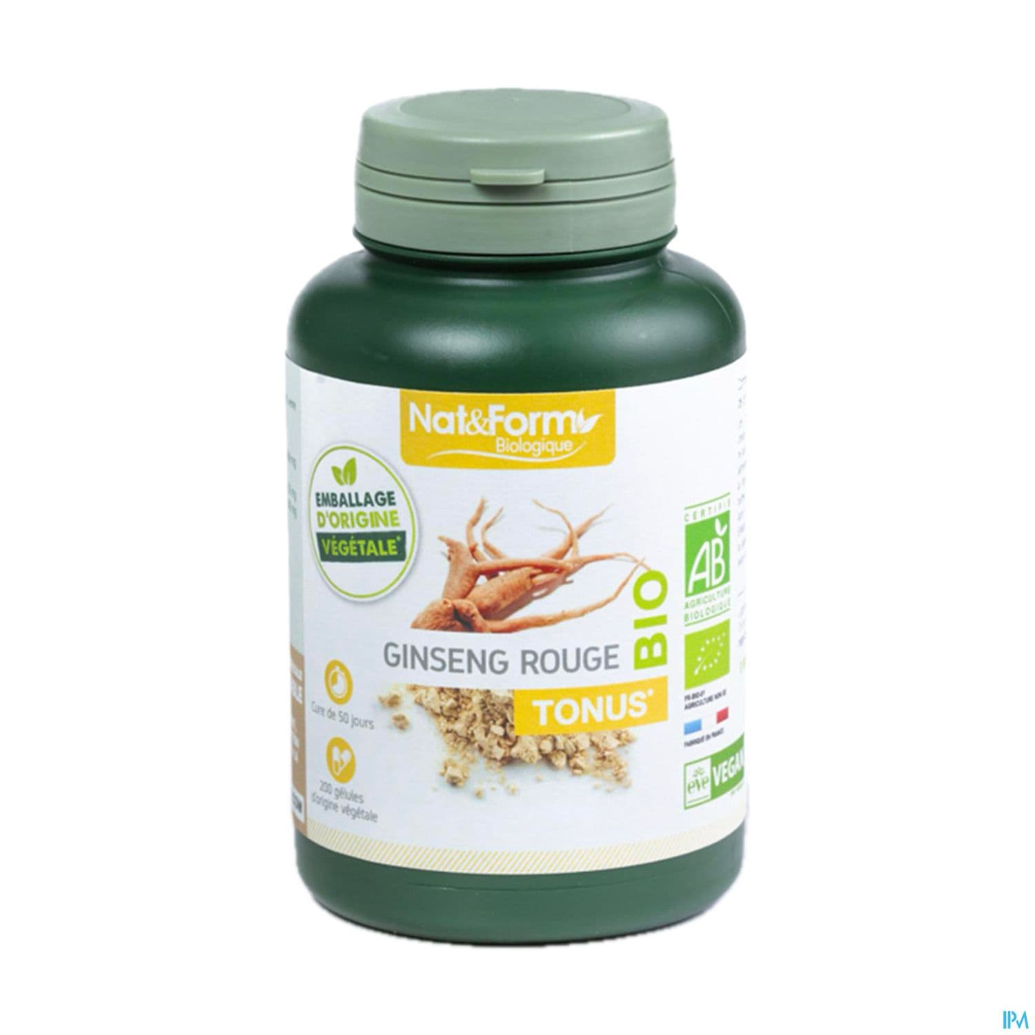 NAT&FORM BIO GINSENG GELVEG200
