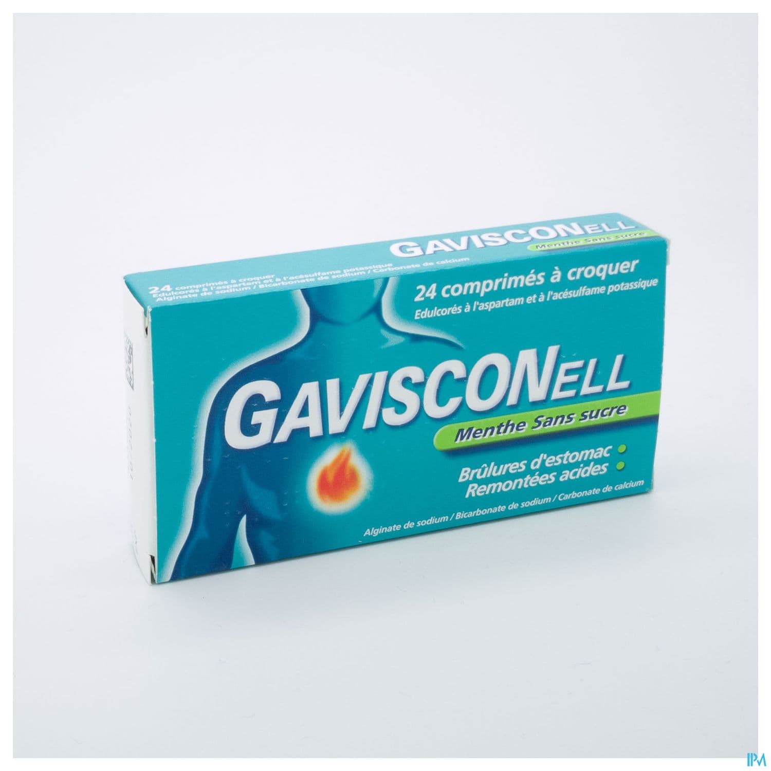 Gavisconell Sans Sucre Menthe Comprime A Croquer 24