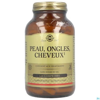 SOLGAR PEAU/ONGL/CHEVEUX CPR 120