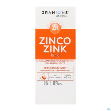 GRANIONS ZINC GELUL 60