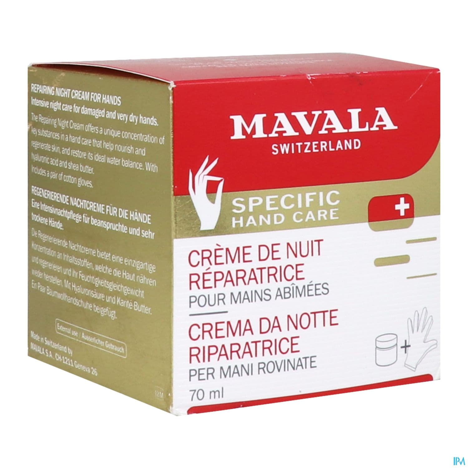 MAVALA CREME NUIT REPAR MAINS 70ML