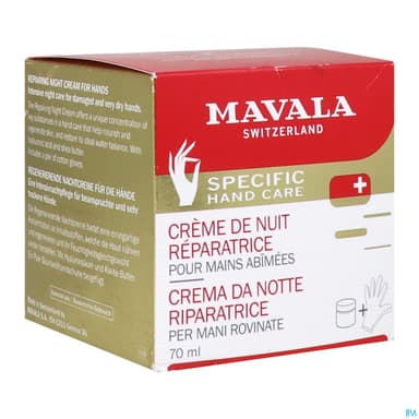 MAVALA CREME NUIT REPAR MAINS 70ML