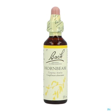 Fleurs De Bach Original 17 Hornbeam Compte Gouttes 20ml