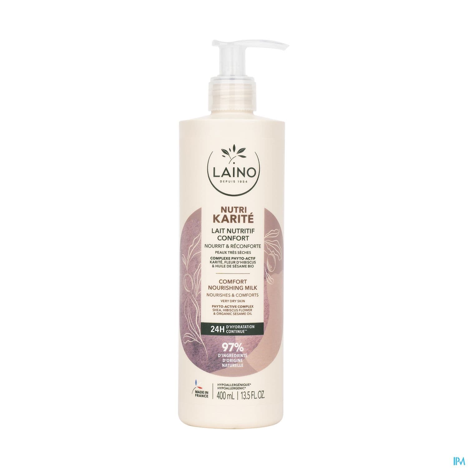 Laino Lait Nutritif Confort Karite 400ml