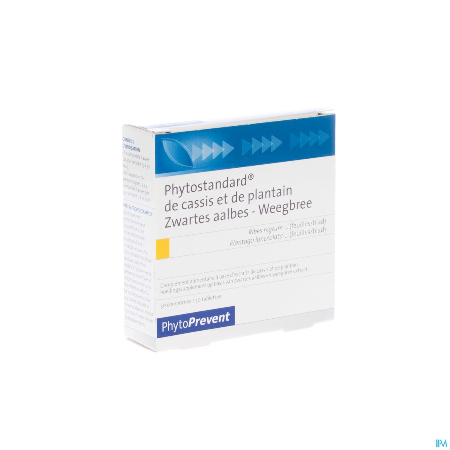 Pileje Phytostandard Cassis Plantain Comprime 30