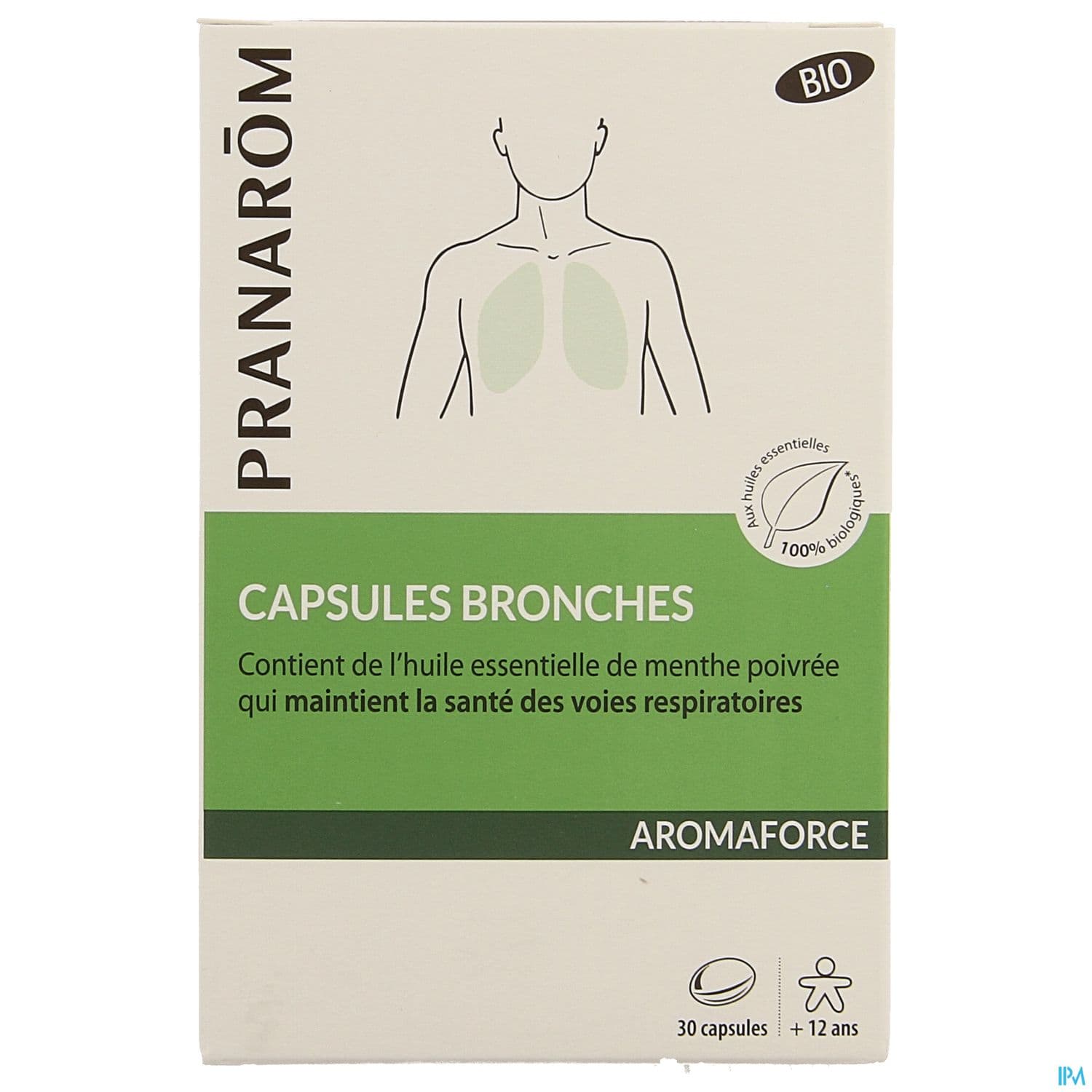 Pranarom Aromaforce Bronches Eubiarom Bio Capsule 30