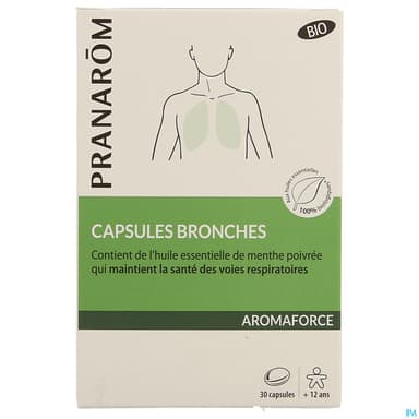 Pranarom Aromaforce Bronches Eubiarom Bio Capsule 30