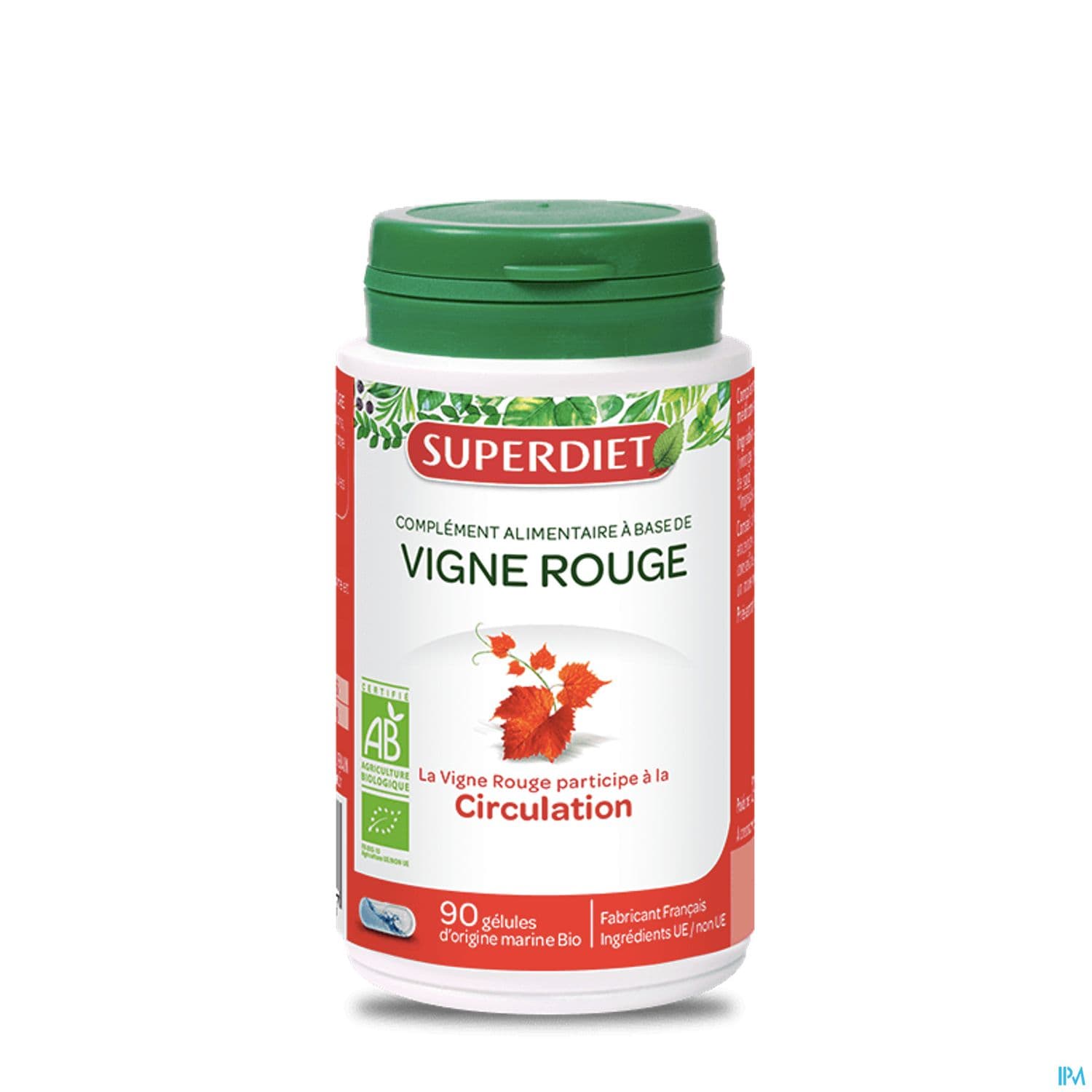 SUPERDIET VIGNE ROUGE BIO GEL90