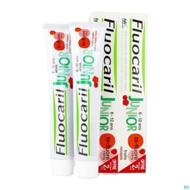 FLUOCARIL JUNIOR GEL FR RGE 2X75ML
