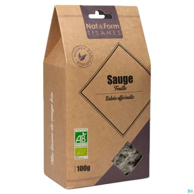 NAT&FORM TIS SAUGE FILL BIO 100G