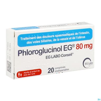 PHLOROGLUCINOL 80MG EG CPR OROD 20