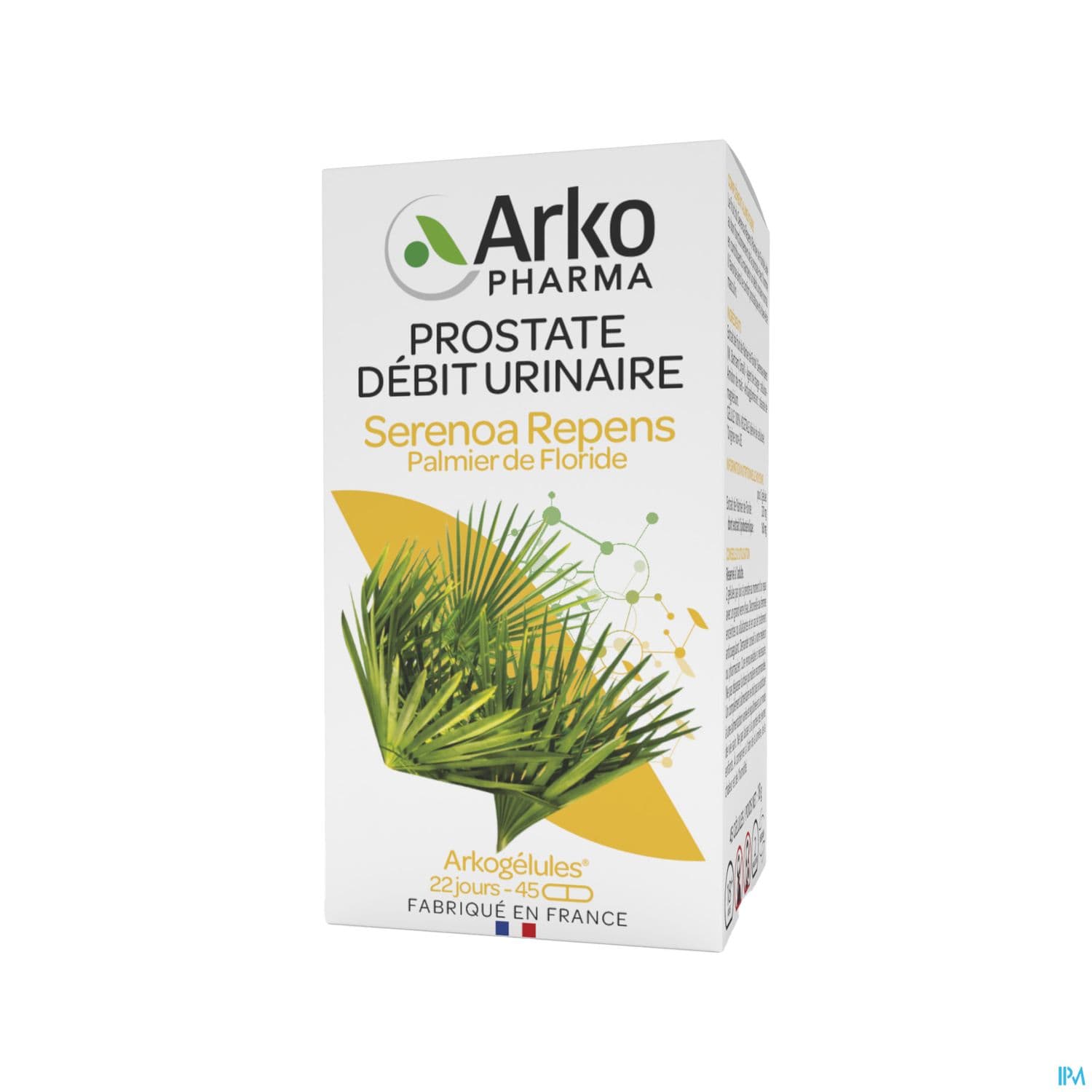Arkopharma Arkogelules Serenoa Repens Prostate Debit Urinaire Gelule Vegetale 45